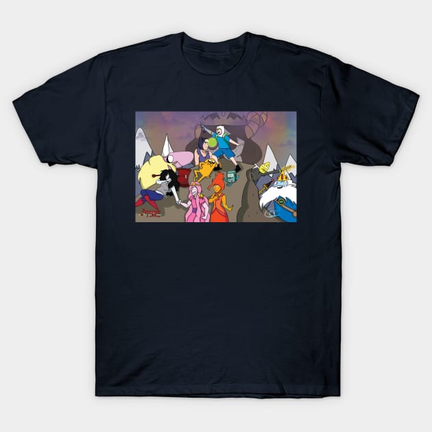 Adventure Time - Finn & Jake T-Shirt by TheCrazyFarmer